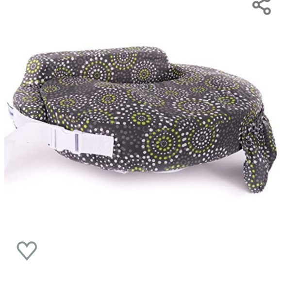 Brest Friend Original Nursing Posture Pillow, Grey & Yellow Fireworks - Picture 4 of 6